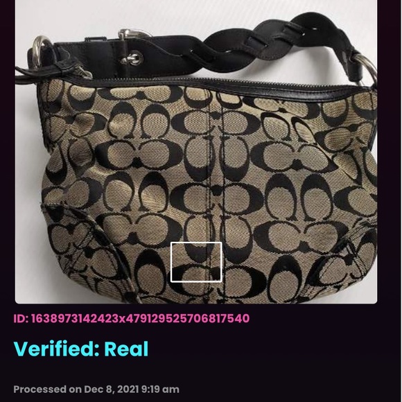 Authenticated Coach Signature Soho Hobo Shoulder Bag - Picture 14 of 14